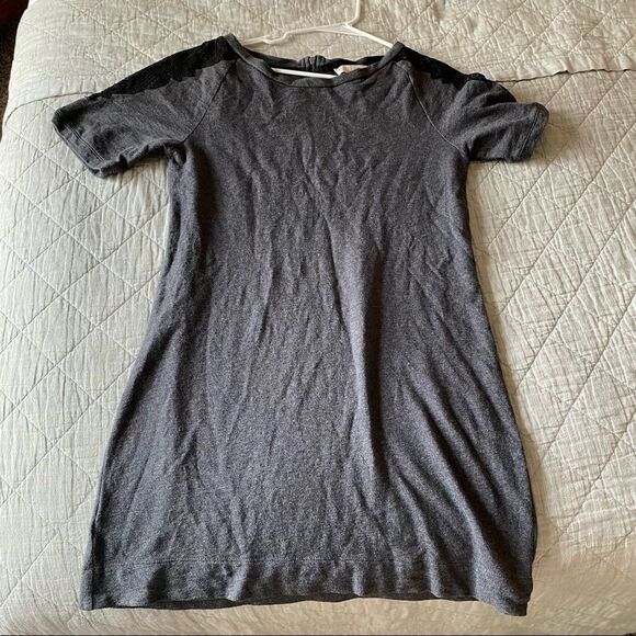 - Ann Taylor Loft Cotton Dress with Lace Detail size Small - Picture 11 of 11